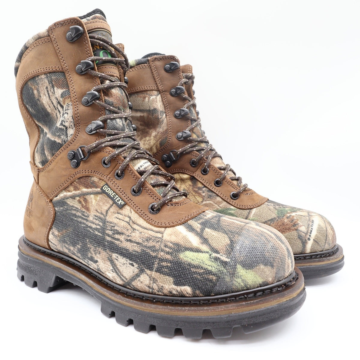Rocky Sport Cornstalker 9" Hunting Boots Mens 8M Brown Camo GORE-TEX NIB