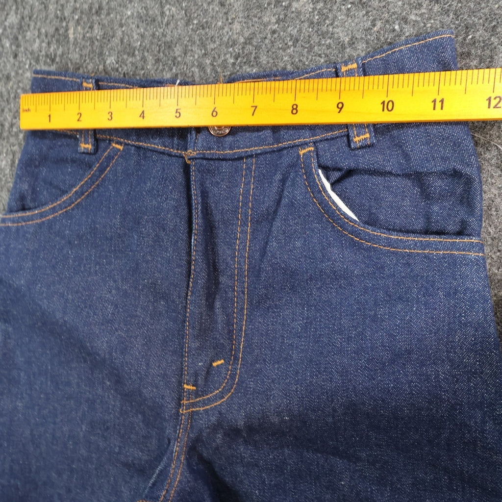 Levi's Vintage 70s Orange Tab Jeans Girls 14 Slim Blue Denim NOS 24x32 - take2supply