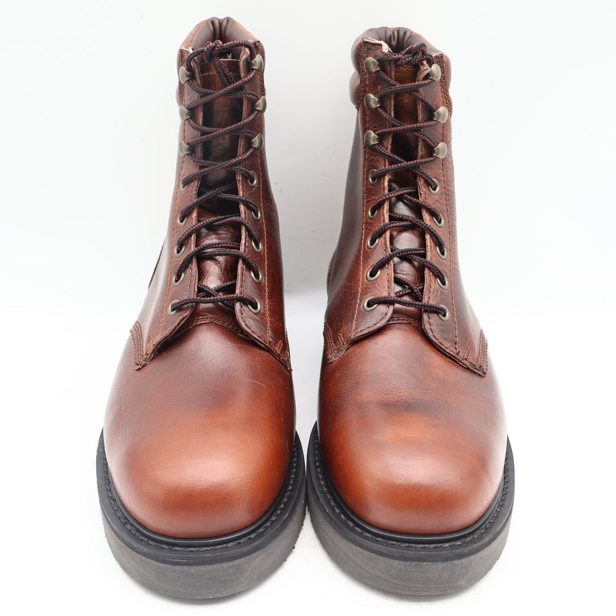 Cape Shoe Company 8" Plain Toe Boot Mens 10.5 D Vintage USA Pecan Rowdy 2001A1 - take2supply