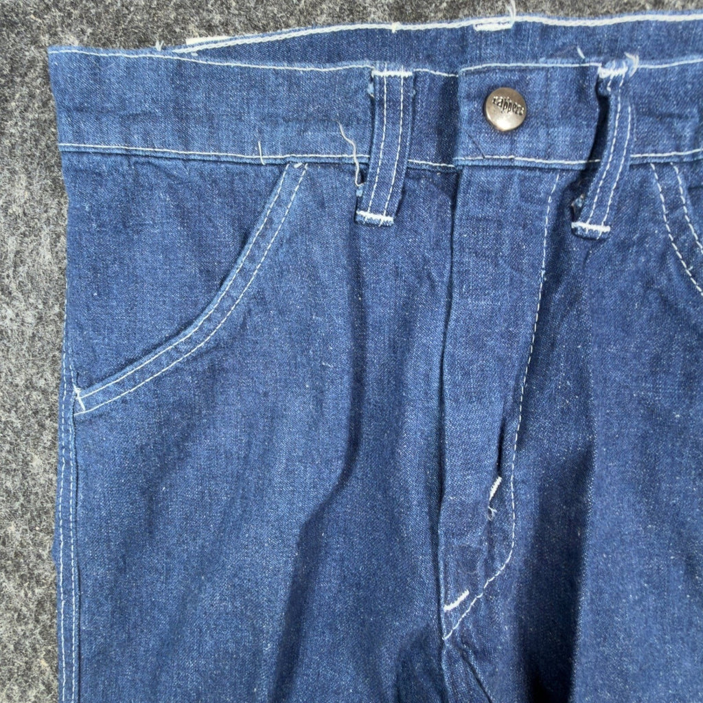 DeeCee Vintage 70s Jeans Youth 16 W26 L31 Blue Flare USA Deadstock NWT