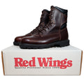 Red Wing 978 Oil Tanned Brown Leather Vibram Logger Work Boots Men's 9.5D USA NWT