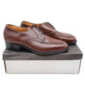 Vintage Barclay 97124 Brown Leather Oxford Shoes Men's 9.5 EEE Wide USA Deadstock