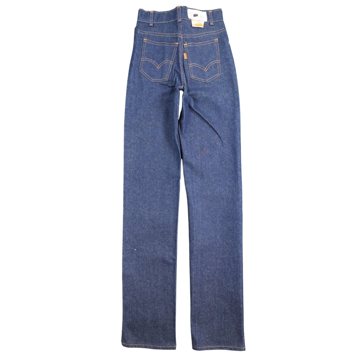 Levi's Vintage 70s Orange Tab Jeans Girls 14 Slim Blue Denim NOS 24x32 - take2supply