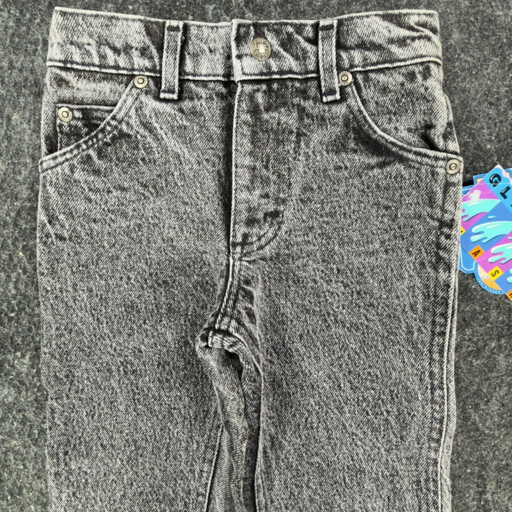 Lee Vintage 80s Riders Jeans Boys 5 Reg Glacier Acid Wash Denim NWT USA