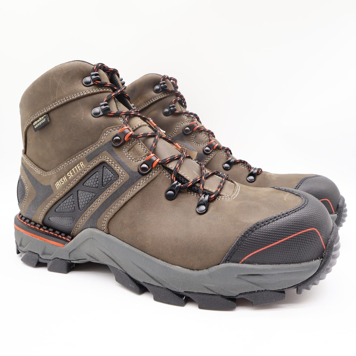 Irish Setter Boots Mens 13 D Crosby Leather Waterproof Safety Toe 83628 NIB