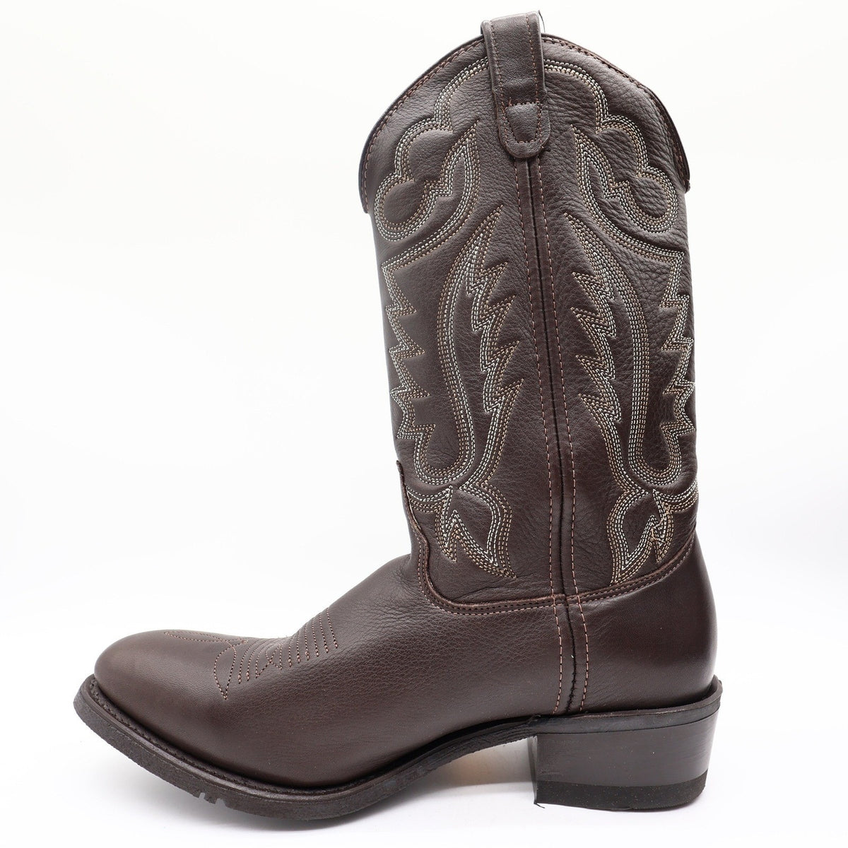 Double-H 3263 Work Western Boots Mens 10.5 D Brown Leather New Made In USA