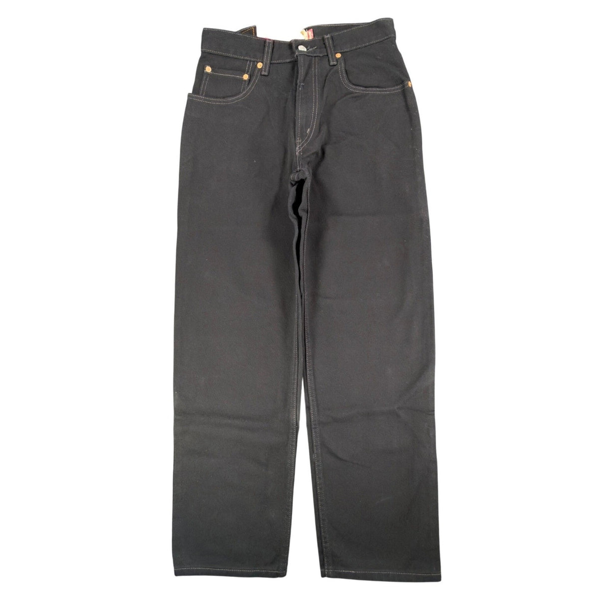 Levi's Y2K 550 Student Relaxed Fit Jeans Men 29x30 Black Denim NWT Deadstock