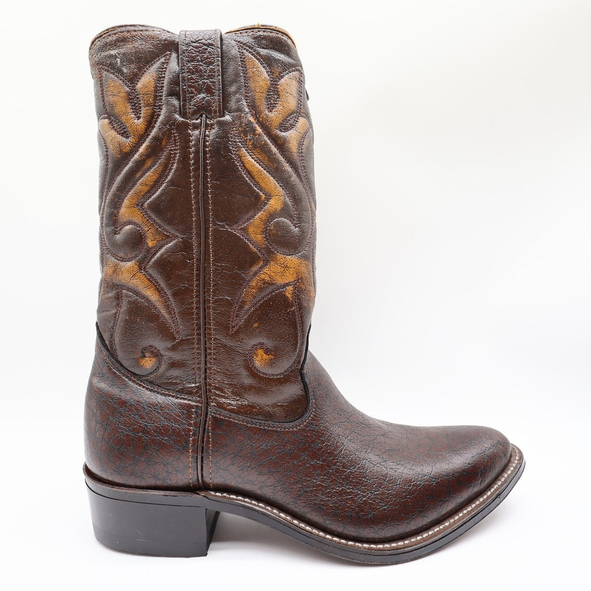 Double H 1927 Cowboy Boots Mens 11 D Brown Leather Western Deadstock NEW