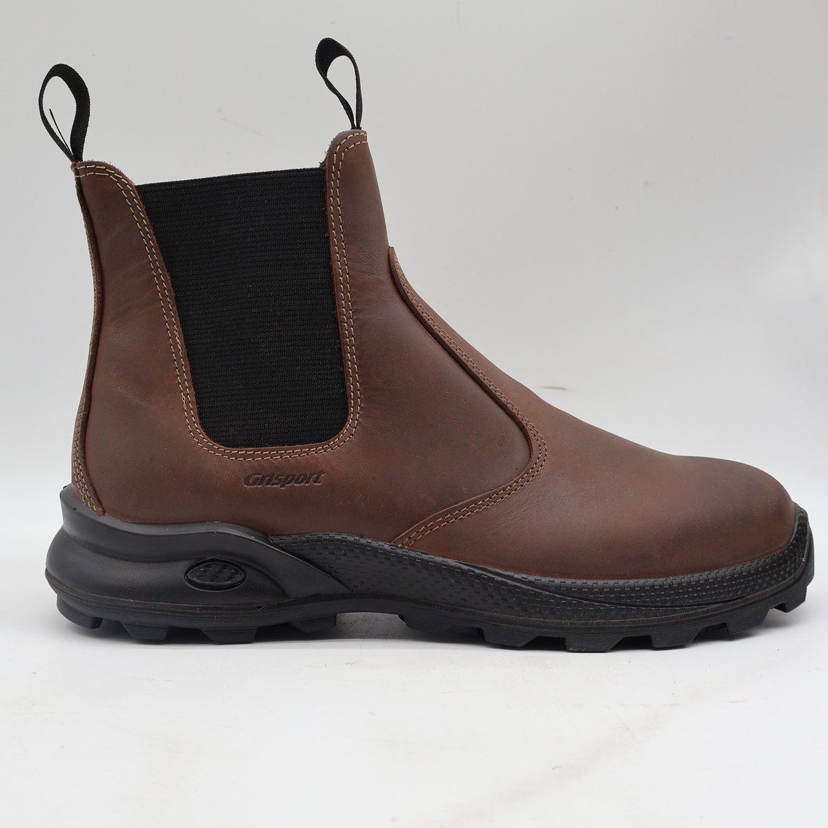 Grisport Cardigan Chelsea Boot Mens 11 Brown Leather Italy Work Safety 7003D9