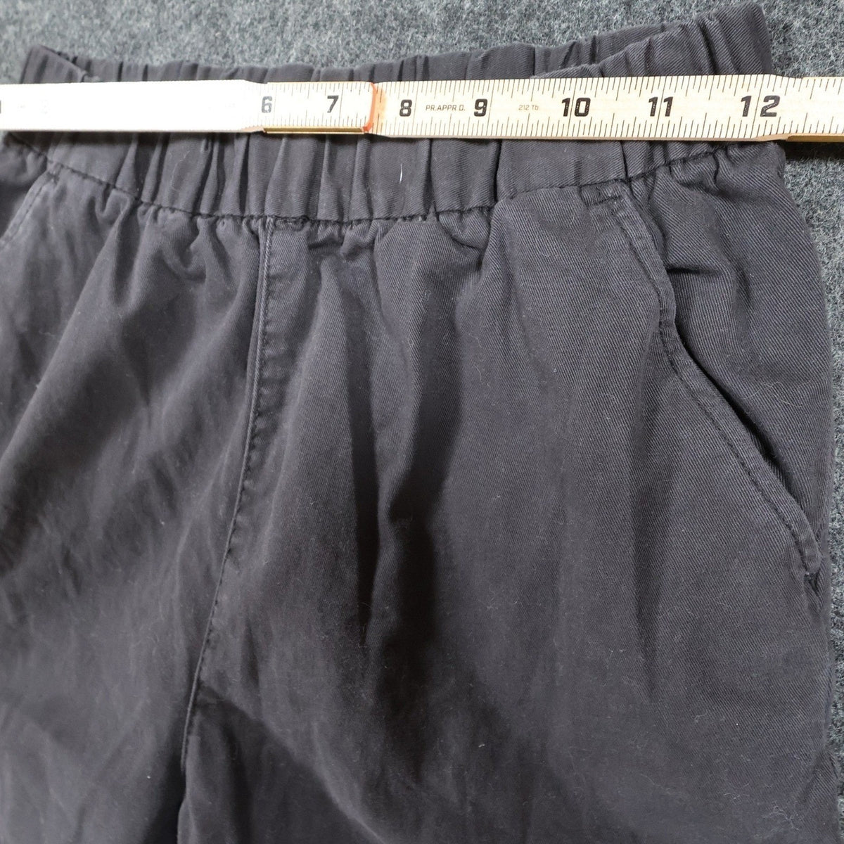 H&M Divided Cargo Joggers Womens Size 2 Black Cotton Utility Streetwear Pants