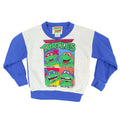 TMNT Vintage Sweatshirt Boys S 4 White Blue 80s 90s Made in USA Graphic