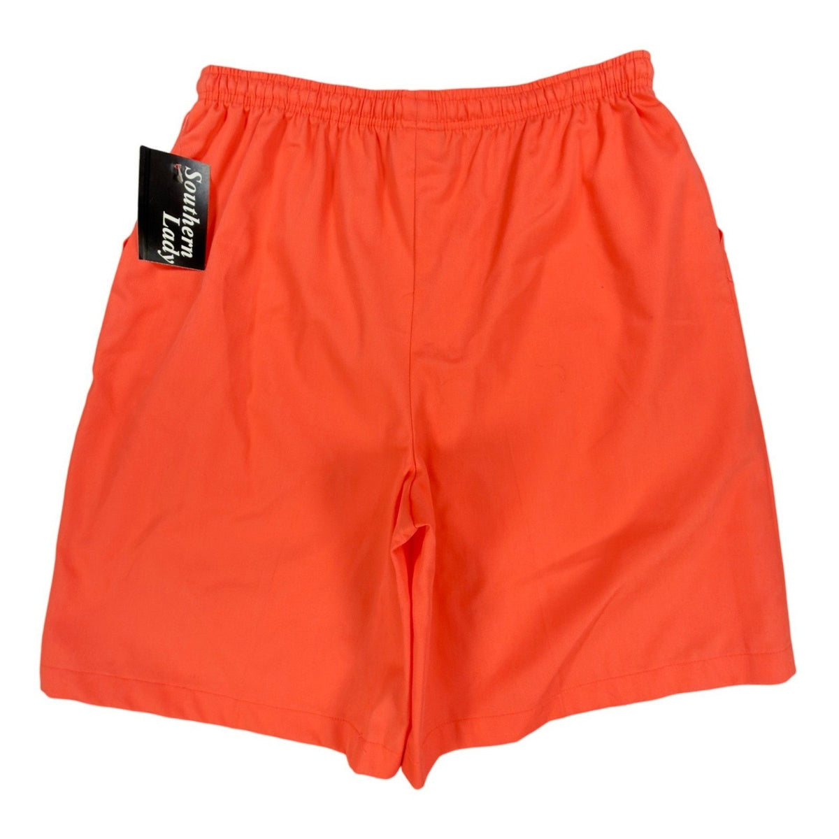 Southern Lady Vintage 90s Shorts Womens L Orange Cotton Blend NWT - take2supply