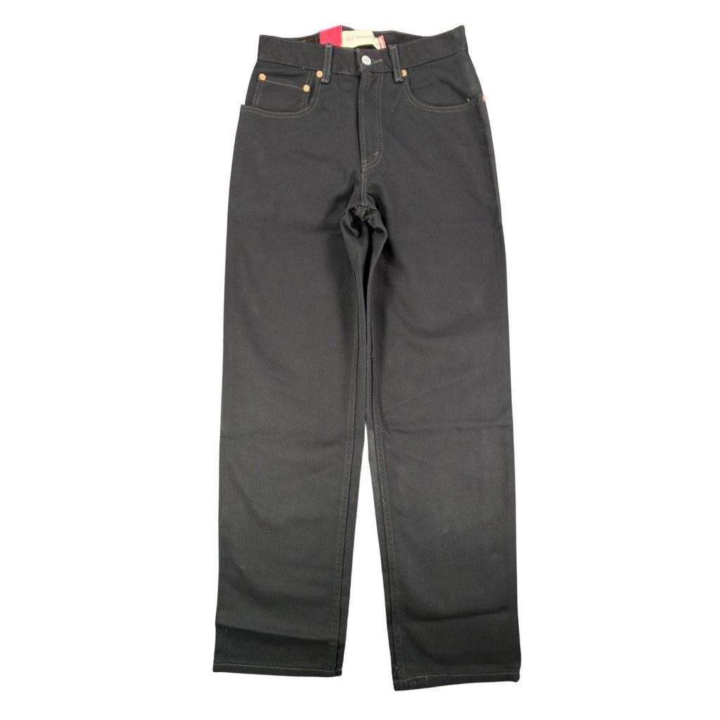 Levi's Y2K 550 Relaxed Fit Jeans Boys 29x30 Black Cotton Deadstock NWT