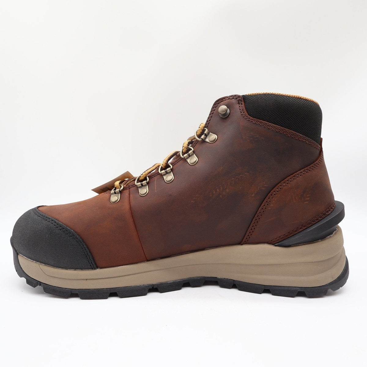 Carhartt Gilmore Work Boots Mens 12 M Brown Leather Alloy Toe Waterproof NWT - take2supply