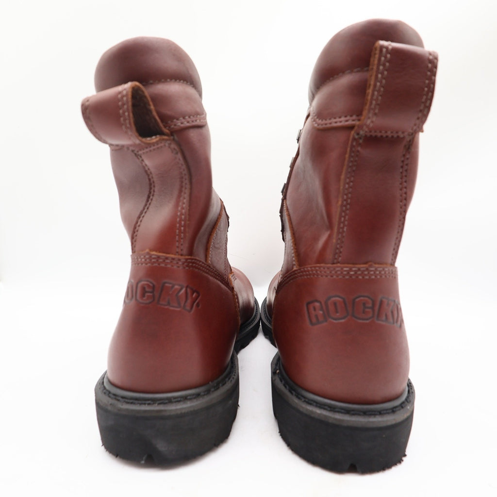 Rocky 6224 Steel Toe Ranger Work Boots Mens 12M Brown Leather Gore-Tex New