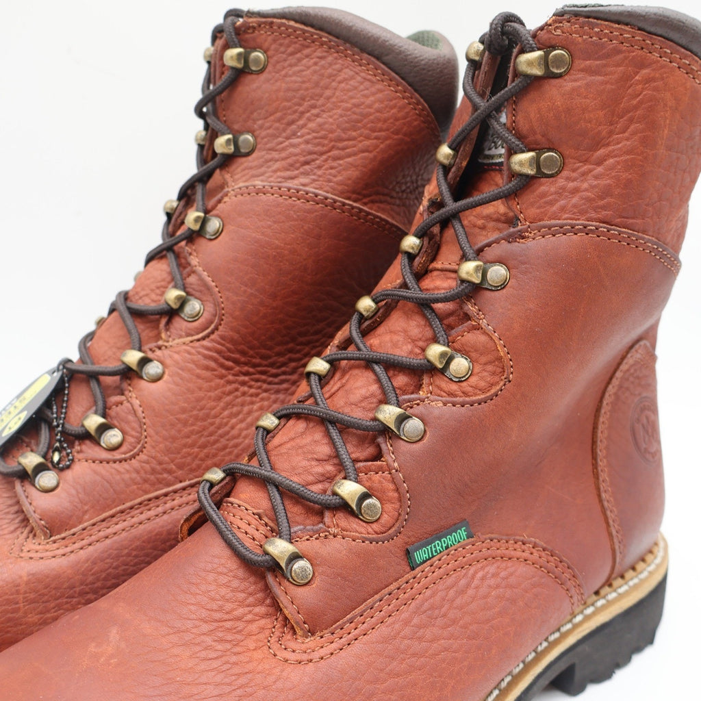Georgia Boot Renegade Work Boots Mens 10.5 M G8388 Brown Leather Steel Toe WP