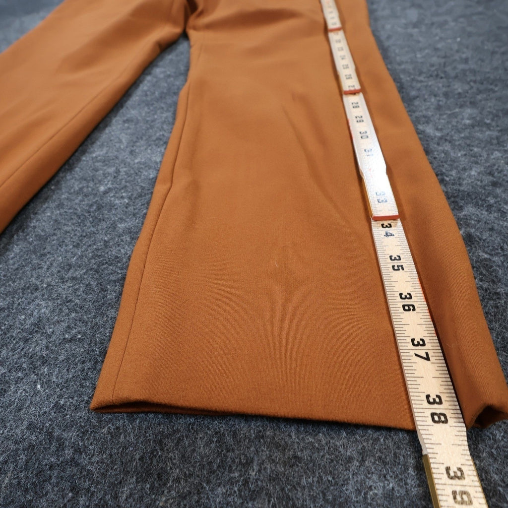 Preston & York Dress Pants Womens 14 Orange Rayon Blend Slim Ankle Career New