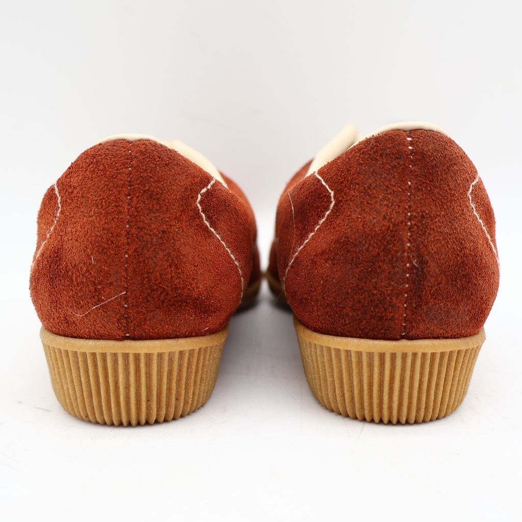 Vintage 70s Dashers 2304 Rust Suede Oxford Sneakers Kids 12.5C Deadstock