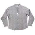 Dockers Button Up Shirt Mens XXL Navy Pink Floral Smart 360 Flex Slim Fit NWT