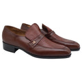 Vintage 70s Barclay Endicott Johnson 95182 Brown Leather Slip-On Loafers Men's 12D USA
