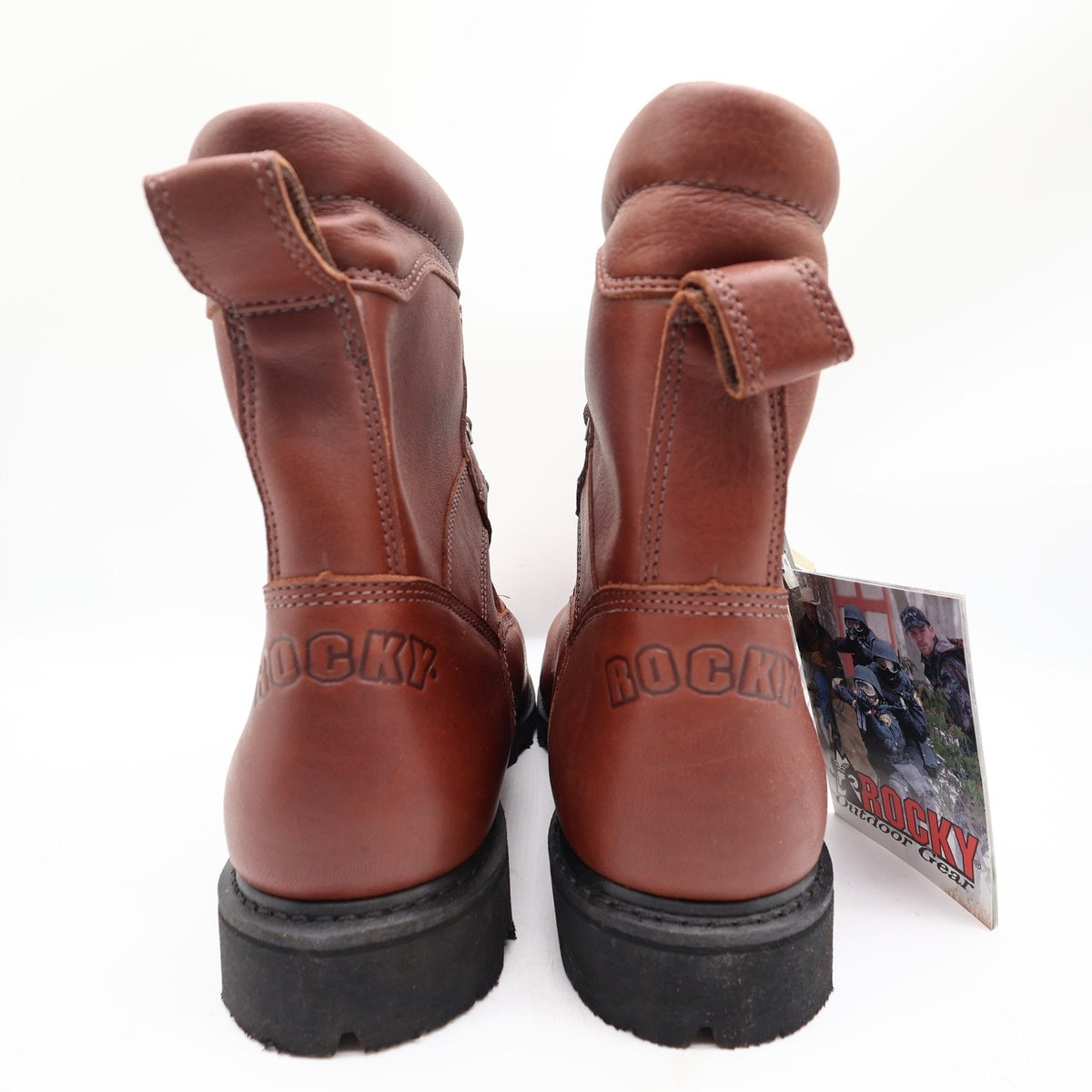 Rocky 6224 Steel Toe Ranger Mens 12 M Brown Leather Gore-Tex Work Boots NWT