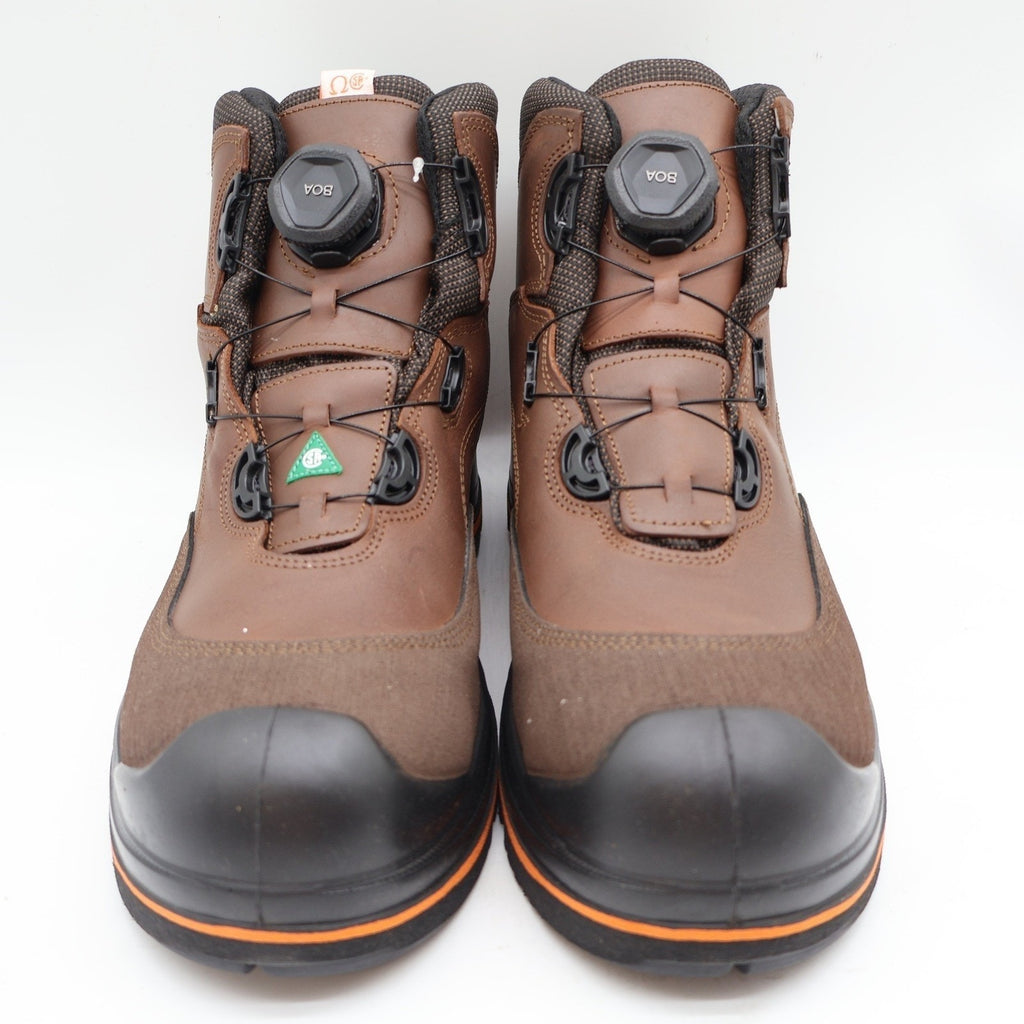 Grisport BOA Wolf Safety Boot Mens 11 Brown Waterproof Vibram Composite Toe 6"