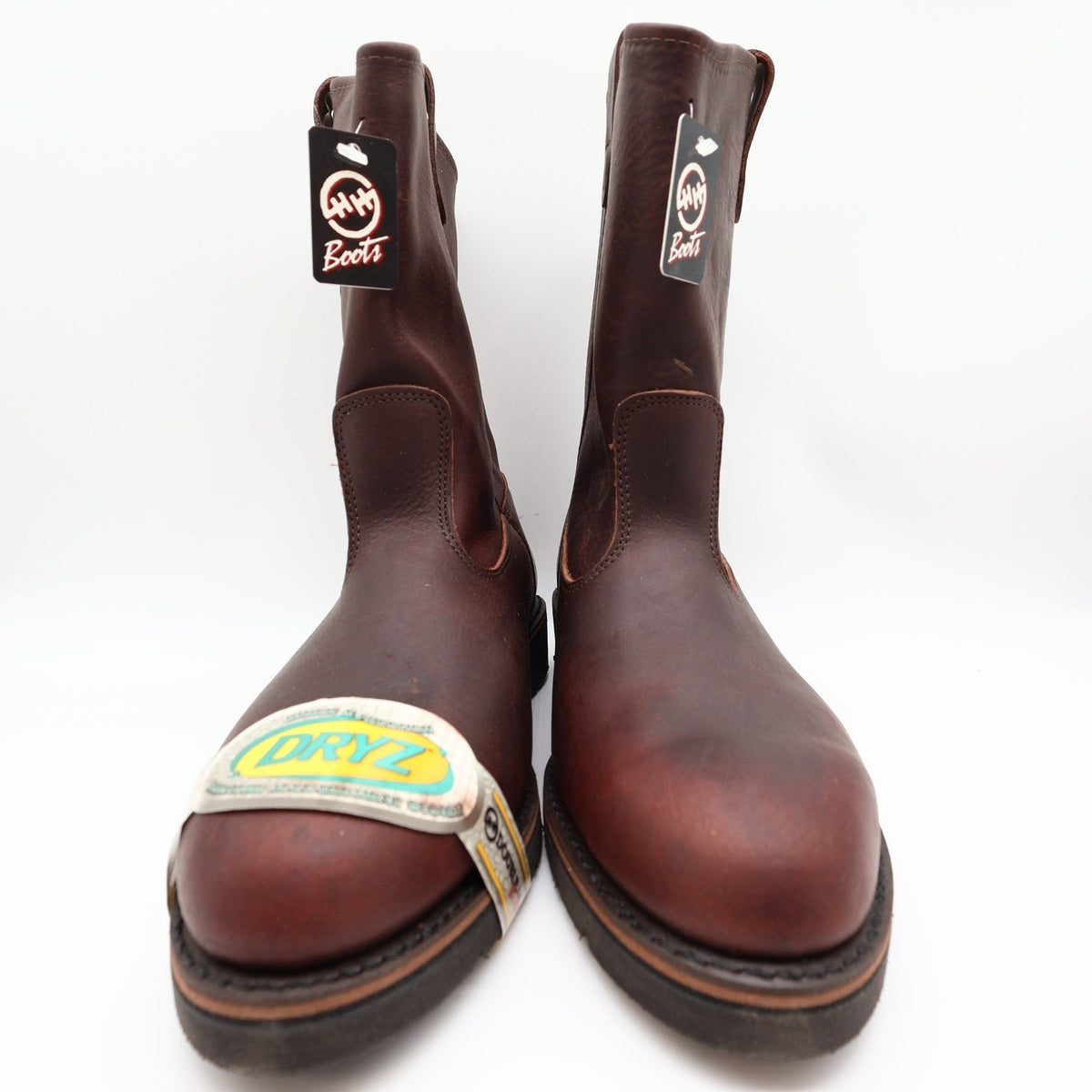 Double-H AG7 Ranchwell EH 3730 Boots Mens 13 D Brown Leather NWT Made in USA