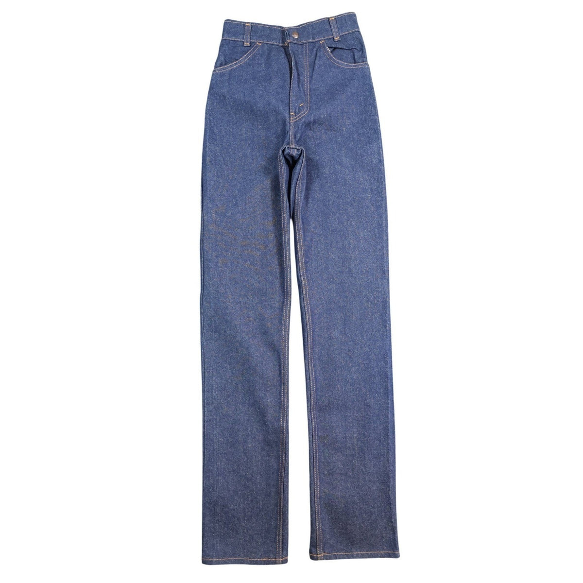 Levi's Vintage 70s Orange Tab Jeans Girls 14 Slim Blue Denim NOS 24x32 - take2supply