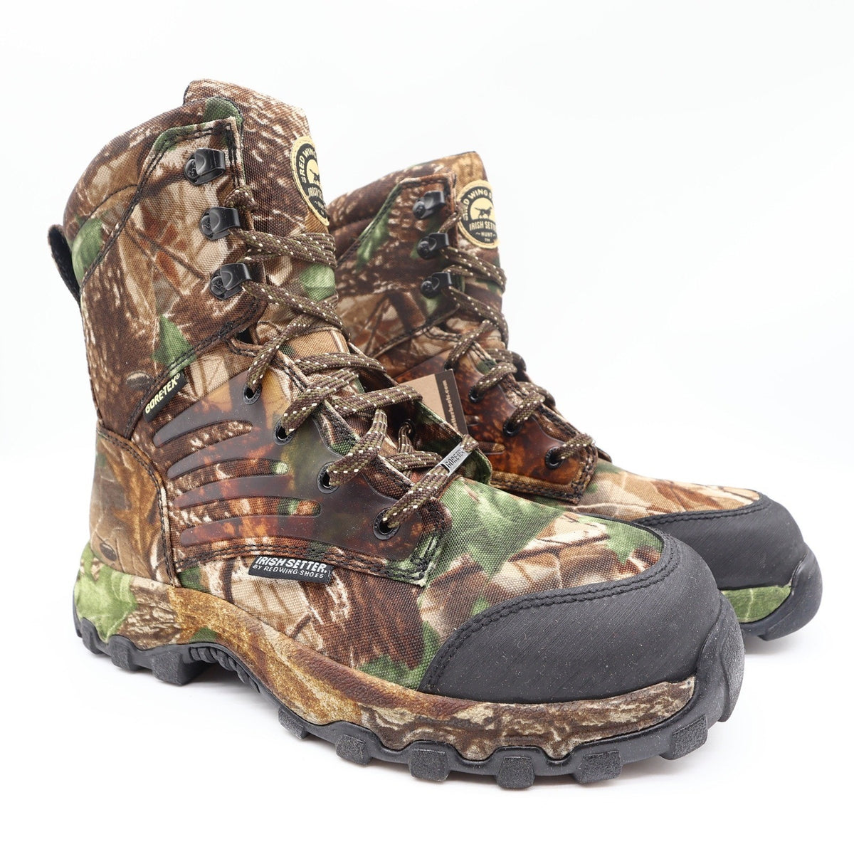 Irish Setter Boots Mens Size 9 D Shadow Trek Gore-Tex Camo Hunting 3858 NIB - take2supply