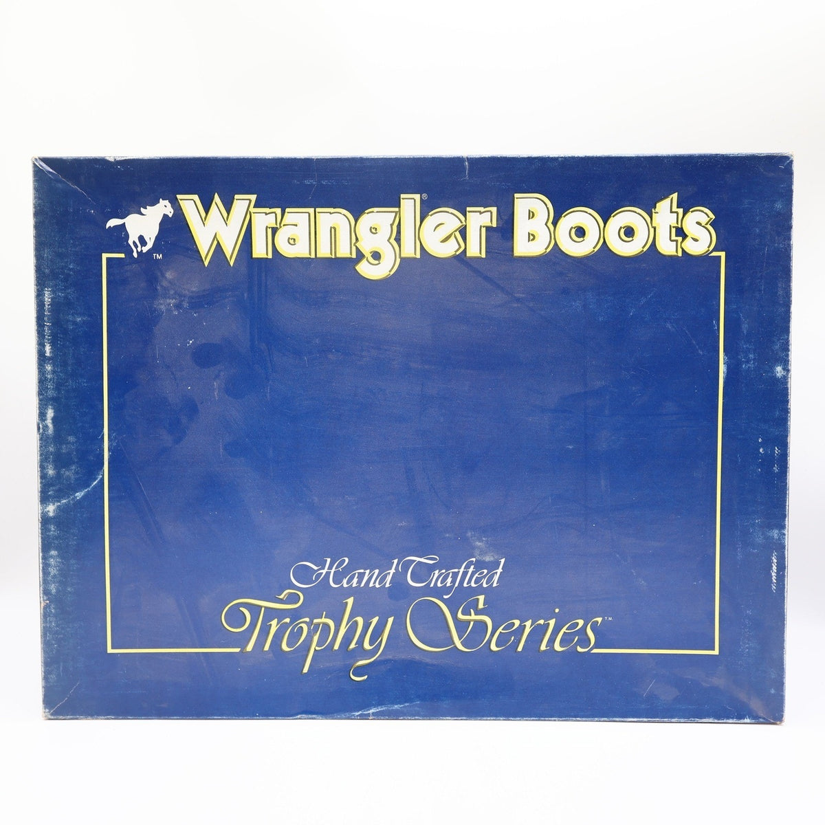 Wrangler Vintage Trophy Series Cowboy Boots Mens 10.5 D Taupe Leather NIB USA