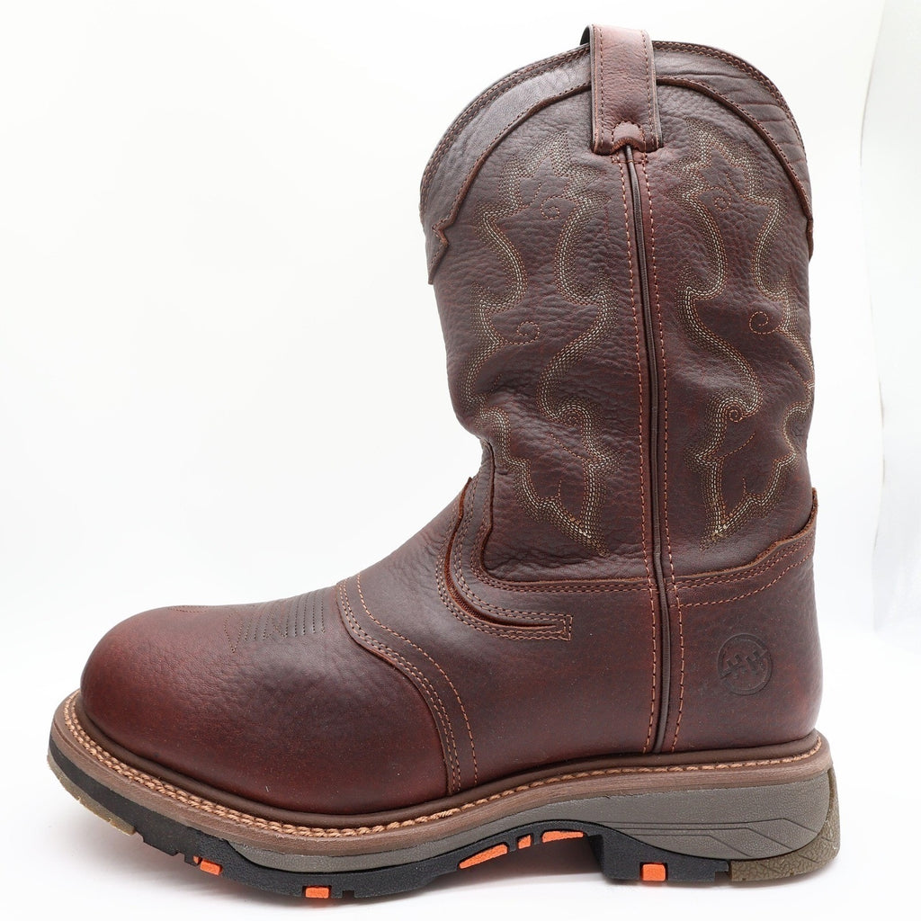 Double-H Roper Work Boots Mens 12 D Brown Leather Composite Toe DH5133 NWT Box