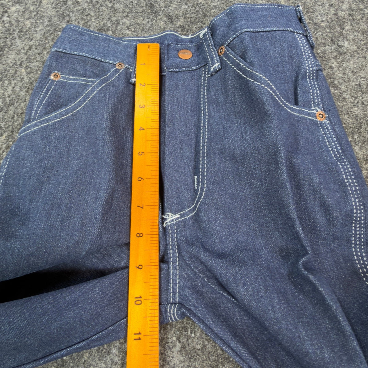 Maverick Vintage 70s Jeans Boys 12 Slim USA Blue Denim NWT Z128MNS 24x27