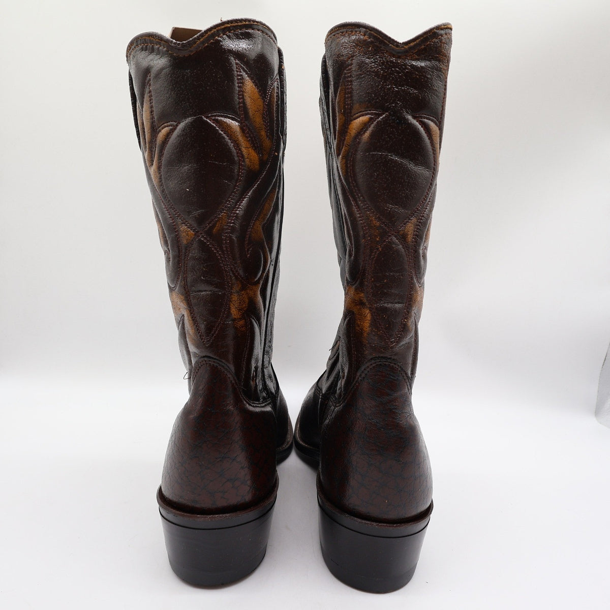 Double H 1927 Cowboy Boots Mens 11 D Brown Leather Western Deadstock NEW