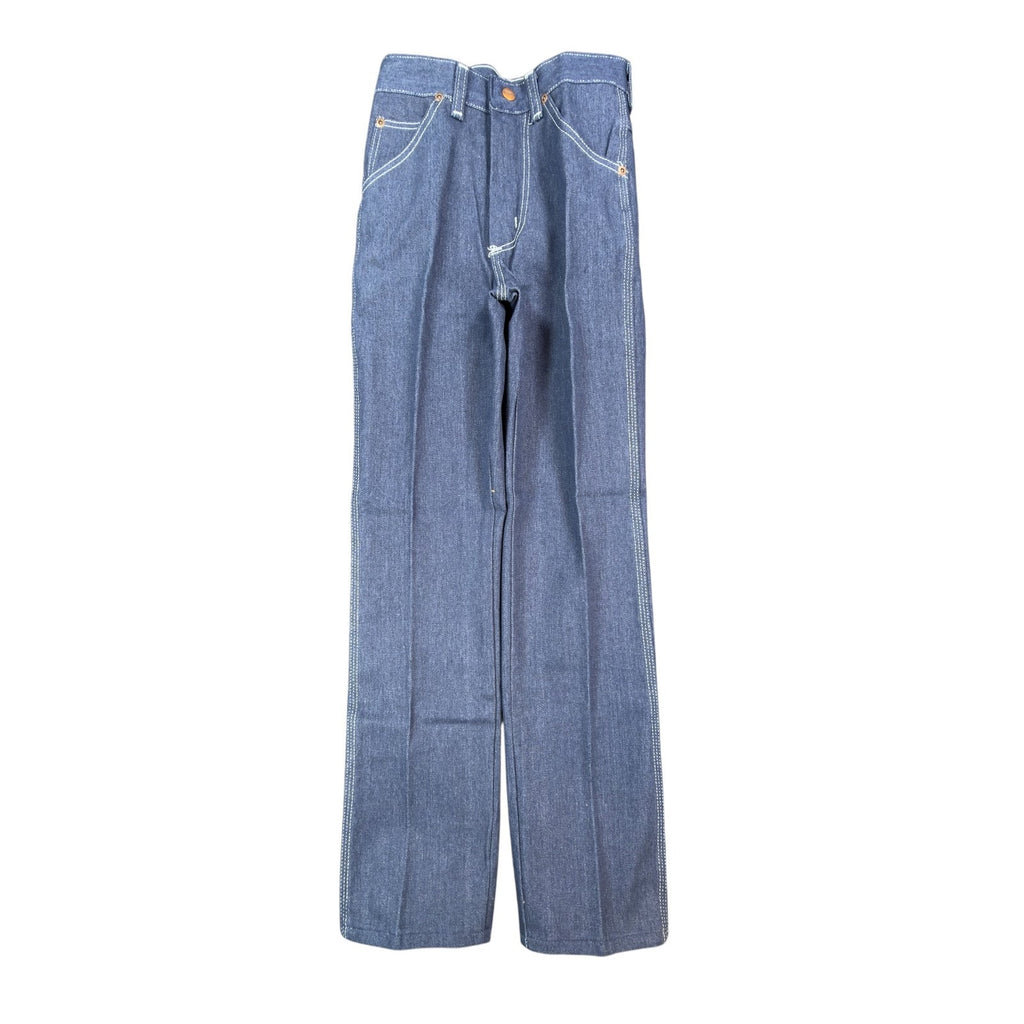 Maverick Vintage 70s Jeans Boys 12 Slim USA Blue Denim NWT Z128MNS 24x27