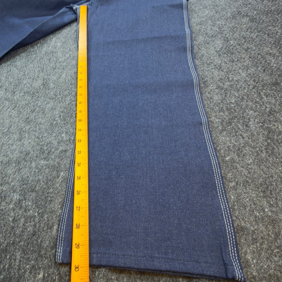 KEY Vintage 90s Dungaree Jeans Mens 46x29 USA Made Blue Denim NWT 1-402-41