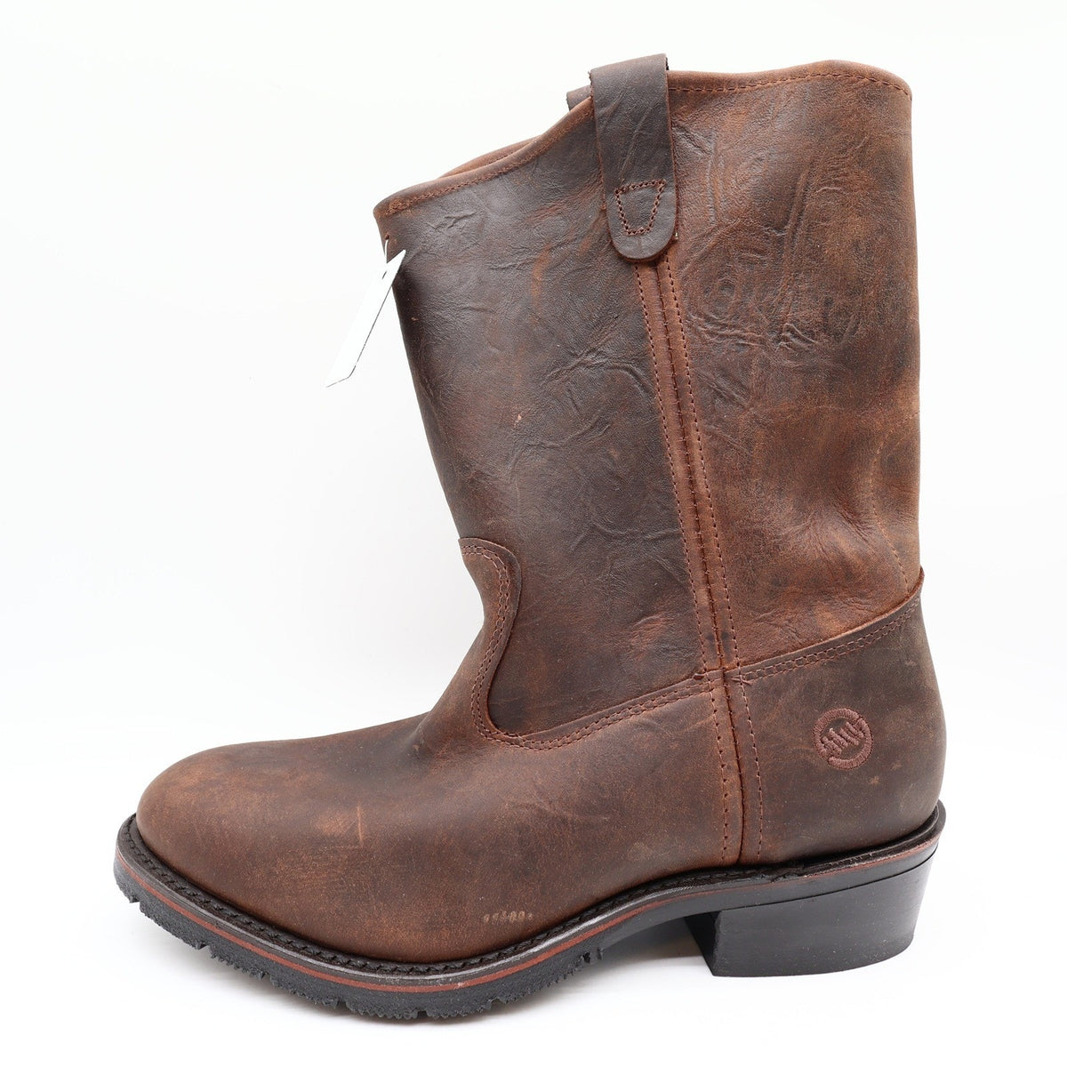 Double-H 11" AG7 Ranch Wellington Mens 10.5 2E Brown Leather NWT 2522