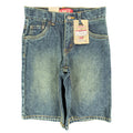 Levi's Y2K 549 Relaxed Straight Jean Shorts Boys 7 Reg Blue Denim NWT