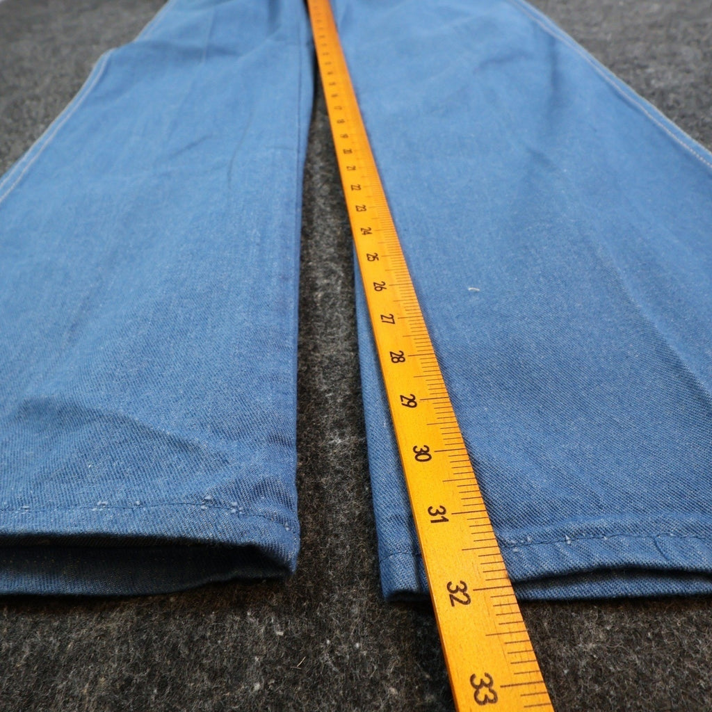 Rump Vintage 70s 80s Bootcut Jeans Mens 32x33 Blue Cotton Denim NOS NWT - take2supply