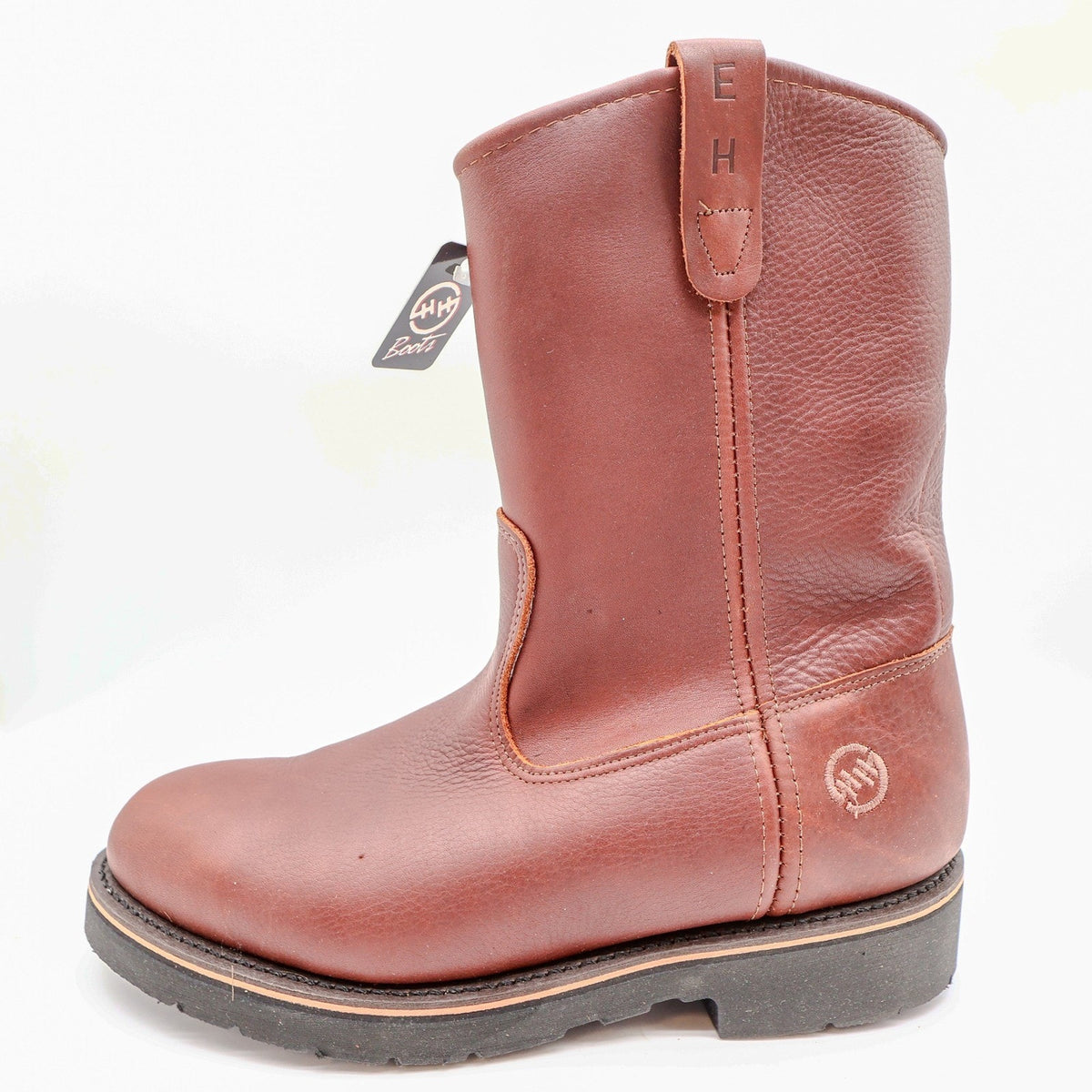 Double-H 3730 Boots Mens 11EE Brown Leather AG7 Ranchwell EH Made in USA NWT