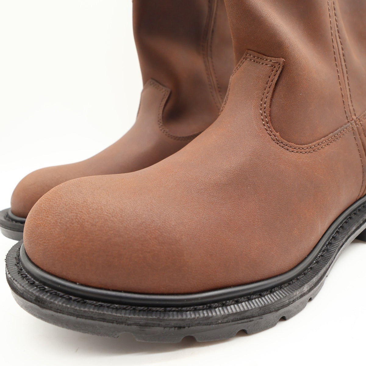 Worx Red Wing 5701 Steel Toe Boots Mens 11 Brown Leather Work Pull-On NIB - take2supply