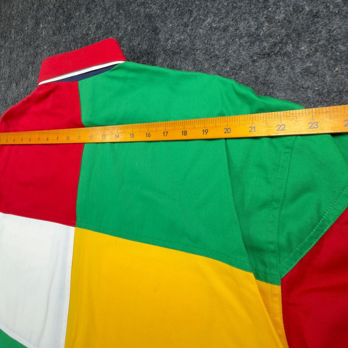 San Angelo Vintage 90s Color Block Shirt Mens Large Multi Cotton NWT - take2supply