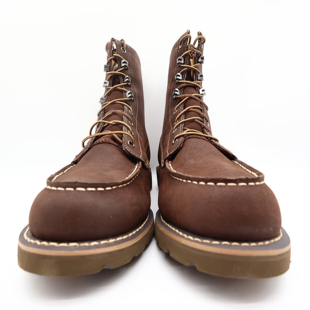 Carhartt 8-Inch Wedge Boot Mens 13 Brown Leather Soft Toe Waterproof New FW8093