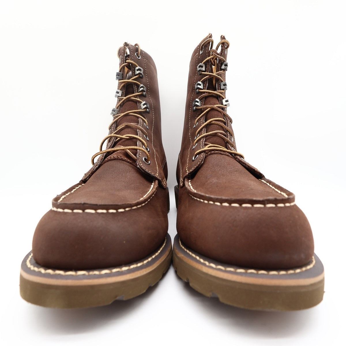 Carhartt 8-Inch Wedge Boot Mens 13 Brown Leather Soft Toe Waterproof New FW8093