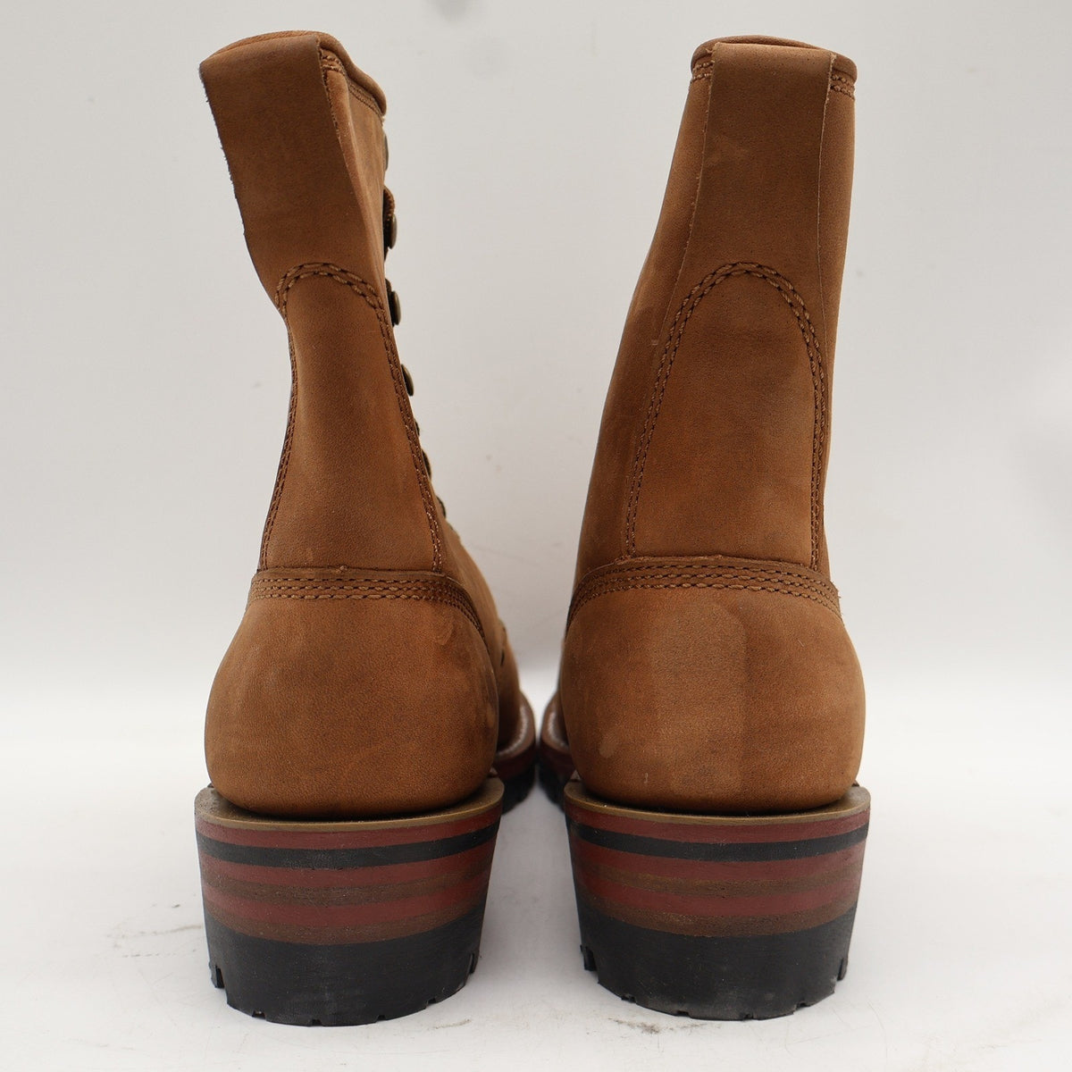 Carolina Logger Boots Mens 8 D Brown Leather Safety Steel Toe Work Boot 8585 NIB - take2supply
