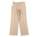 Rhondaly NY Dress Pants Womens 20 Vintage 70s Beige Polyester Straight Leg NWT