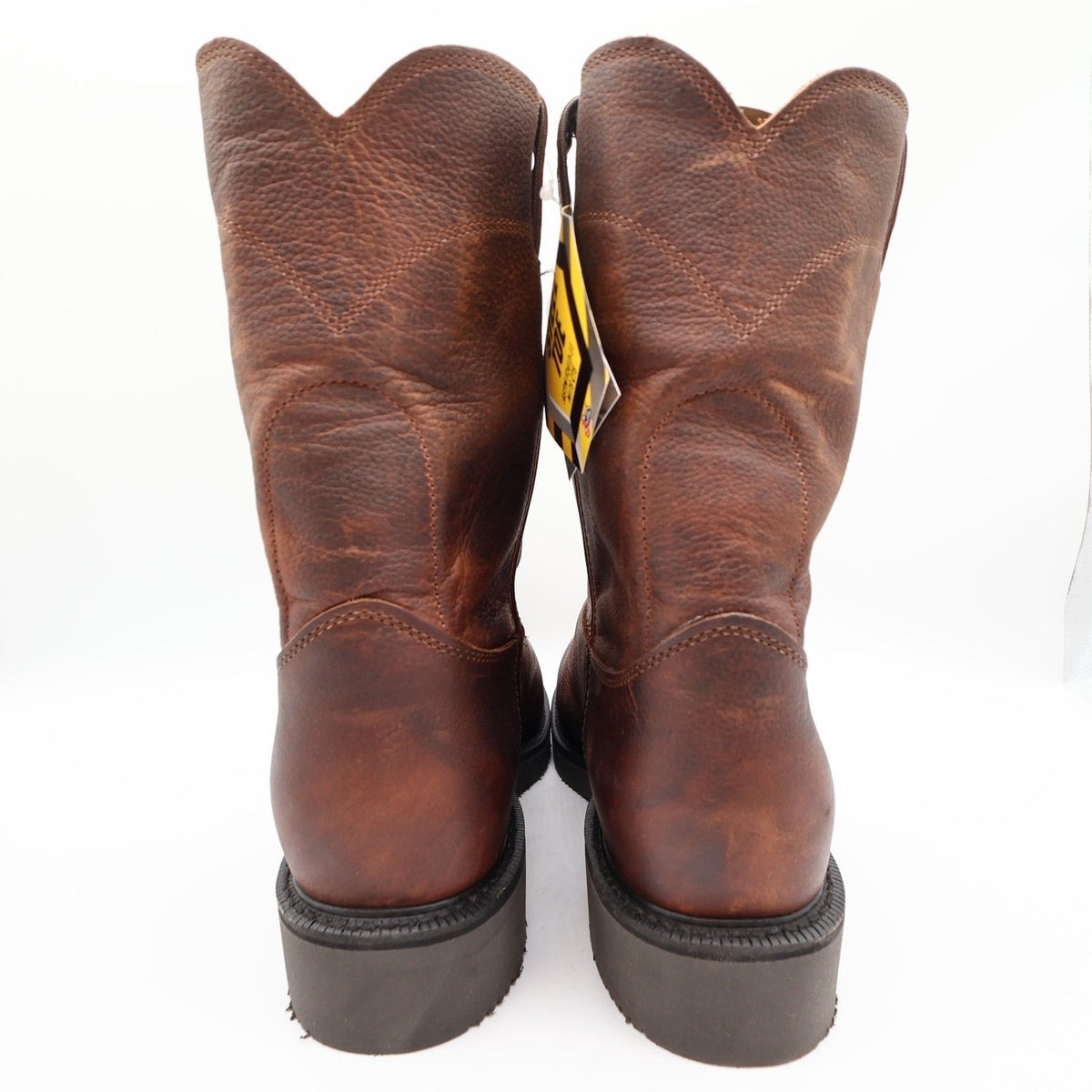Justin Conductor 4765 Briar Steel Toe Pull-On Work Boots Men's 13D NWT
