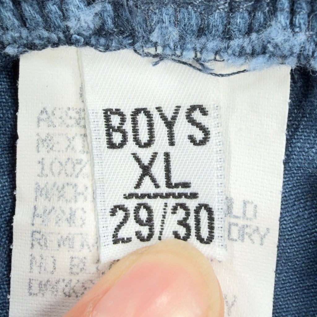 Quiksilver Vintage 90s Silver Edition Shorts Boys XL Blue Cotton NWT - take2supply