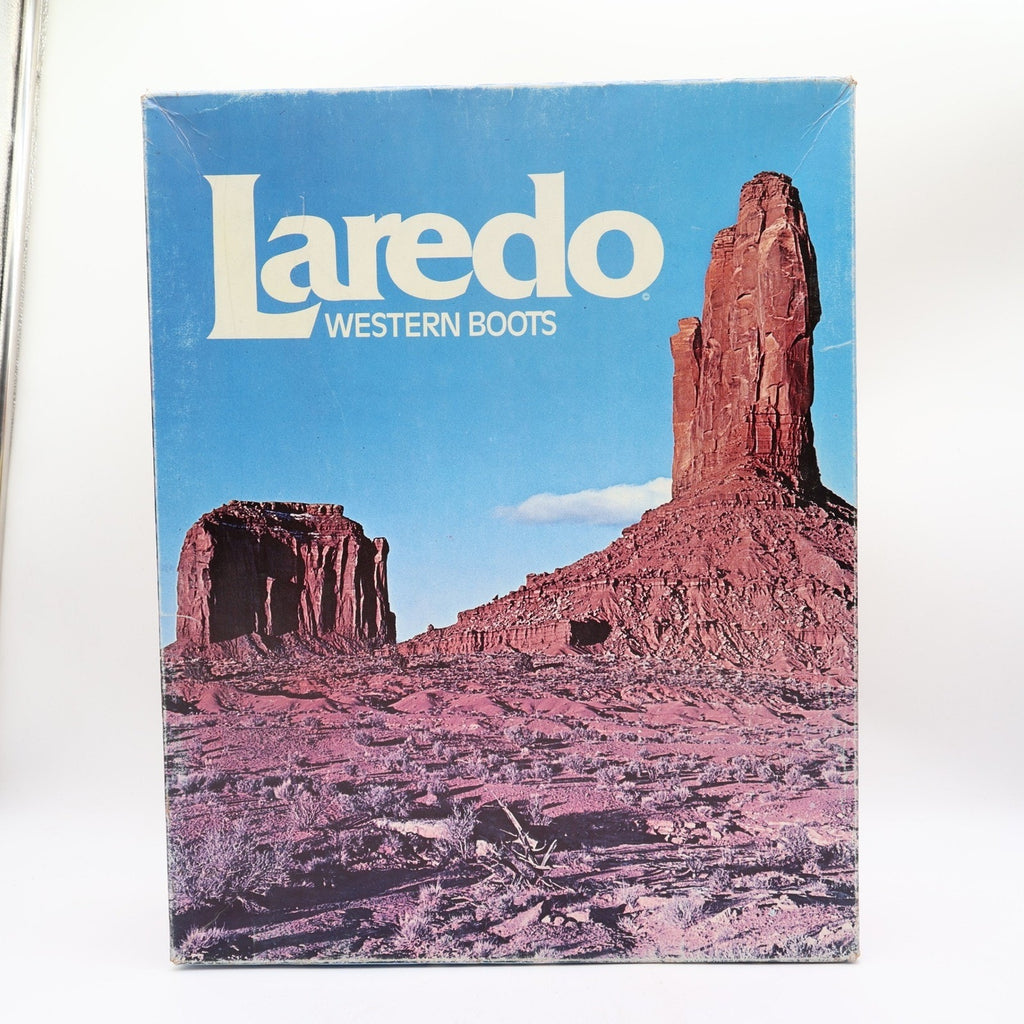 Laredo Vintage 900 Western Boots Women 10 B Brown Lizard Print NWT Deadstock - take2supply