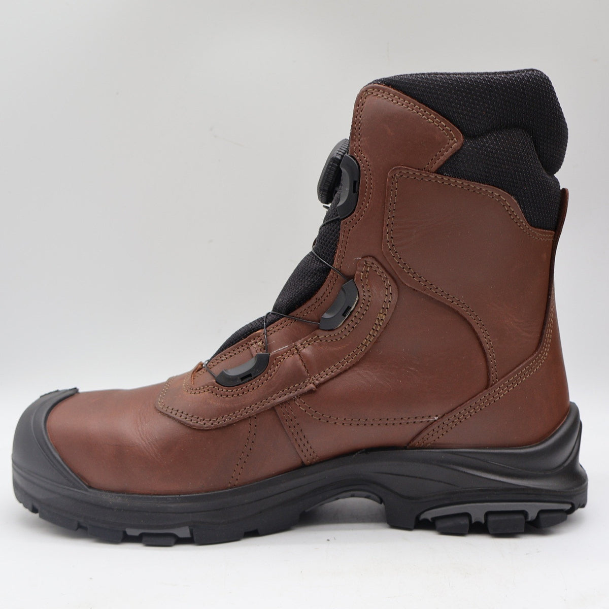 Grisport BOA Constructor Work Boots Mens 12 Brown Leather Waterproof Vibram NEW