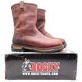 Rocky IronClad 5685 10-Inch Waterproof Pull-On Work Boots Men's 11W Brown NWT
